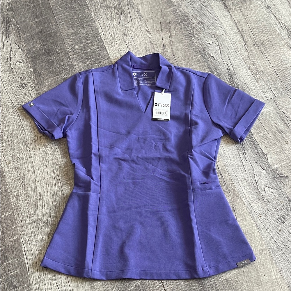 Figs Inala Slim Technical Collection Scrub Top